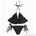 MODOQO Women's Two Piece Bikini Set Push Up Casaul Swimwear Bathing Suit Beachwear Black B07LB3L49Y